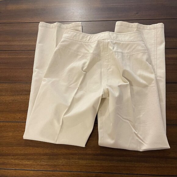 DKNY Women's  Pleated Ankle Trousers Size 8 Cream - Picture 2 of 11